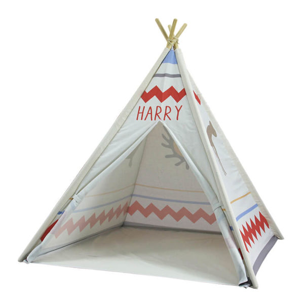 Customized Cute Printed Indoor Teepee Tent Children's